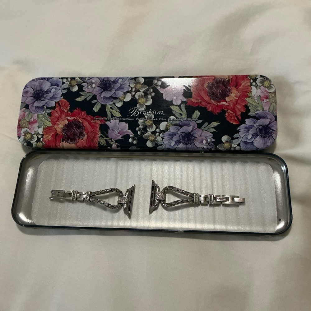 Brighton Meridian Silver Watch Band - Picture 2 of 3